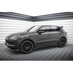 Kit carrosserie Maxton Design Porsche Cayenne Sport Design SUV / Coupé Mk3 (2018-2023) : lame avant, bas de caisse, lame arrière