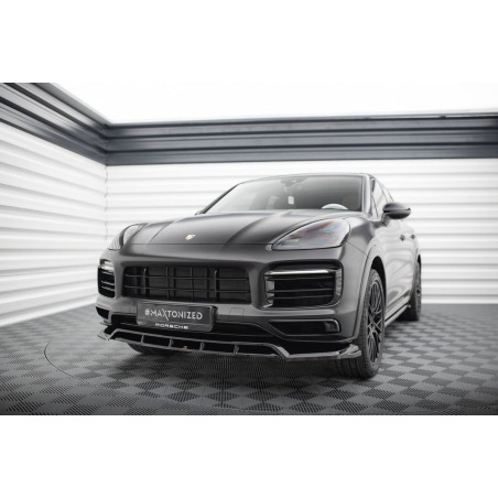 Kit carrosserie Maxton Design Porsche Cayenne Sport Design SUV / Coupé Mk3 (2018-2023) : lame avant, bas de caisse, lame arrière