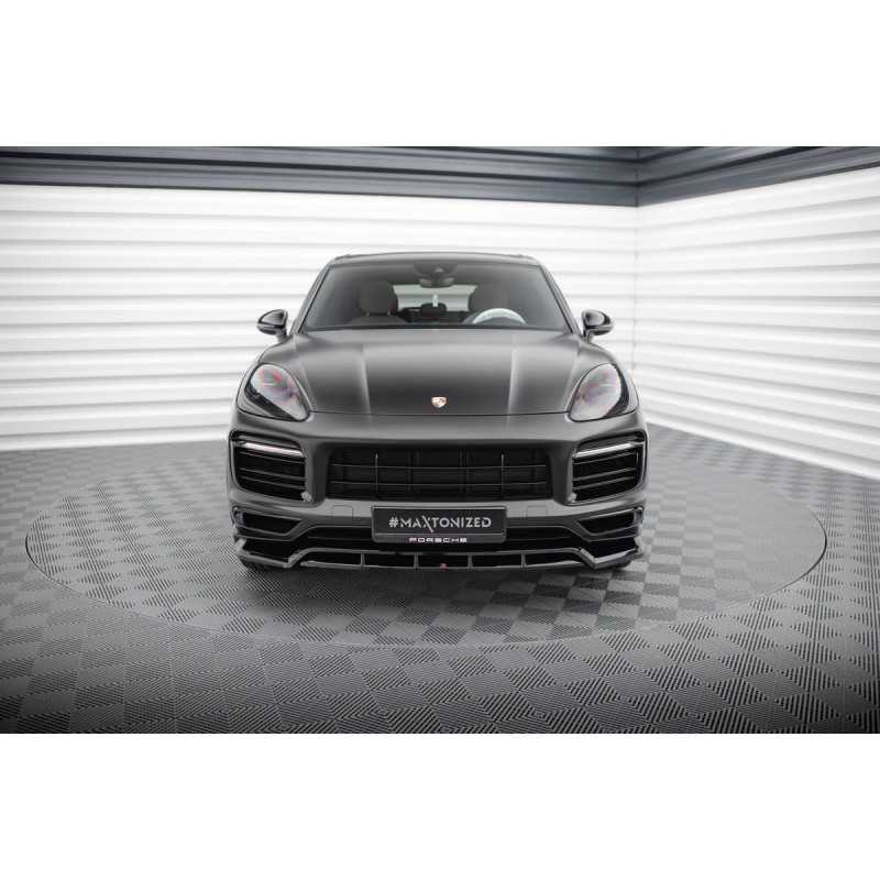 Kit carrosserie Maxton Design Porsche Cayenne Sport Design SUV / Coupé Mk3 (2018-2023) : lame avant, bas de caisse, lame arrière
