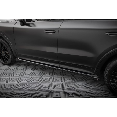 Kit carrosserie Maxton Design Porsche Cayenne Sport Design SUV / Coupé Mk3 (2018-2023) : lame avant, bas de caisse, lame arrière