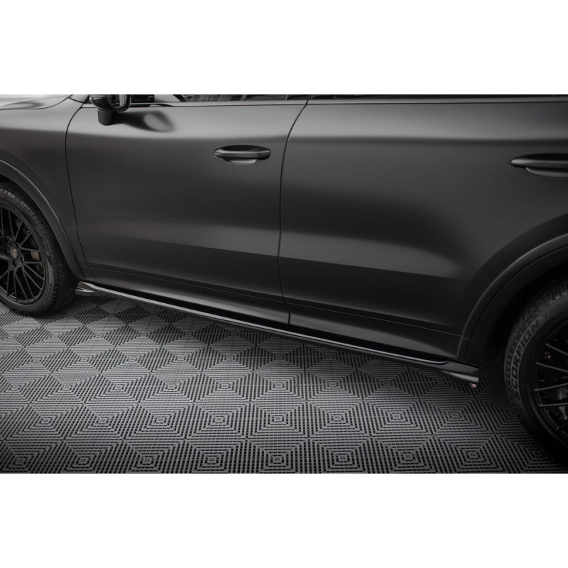 Kit carrosserie Maxton Design Porsche Cayenne Sport Design SUV / Coupé Mk3 (2018-2023) : lame avant, bas de caisse, lame arrière