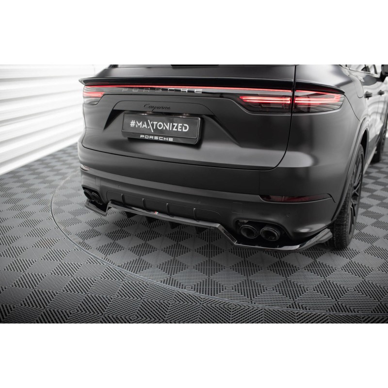 Kit carrosserie Maxton Design Porsche Cayenne Sport Design SUV / Coupé Mk3 (2018-2023) : lame avant, bas de caisse, lame arrière
