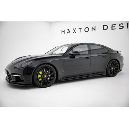 Kit carrosserie Maxton Design Porsche Panamera E-Hybrid 971 (2016-2020) : lame avant, bas de caisse, lame arrière, becquet