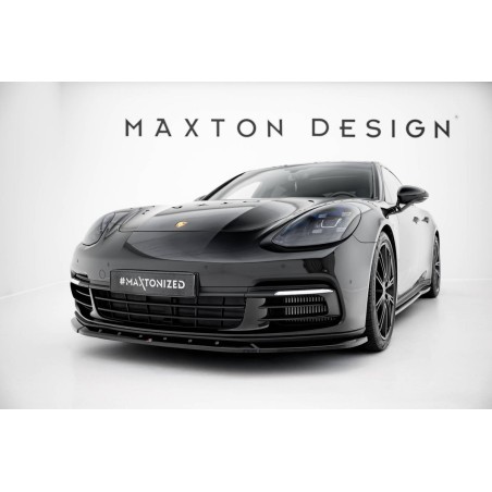 Kit carrosserie Maxton Design Porsche Panamera E-Hybrid 971 (2016-2020) : lame avant, bas de caisse, lame arrière, becquet