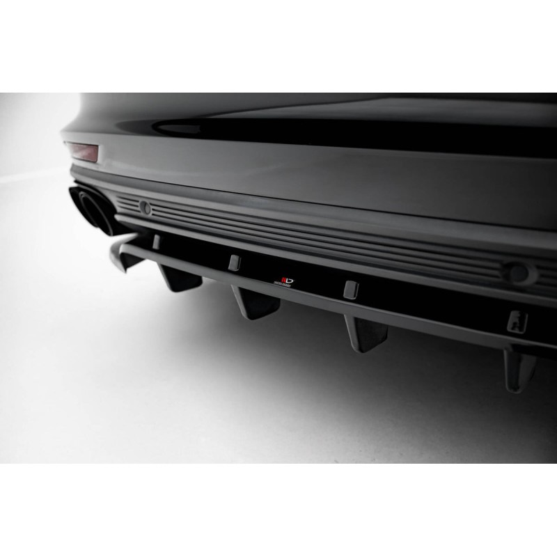 Kit carrosserie Maxton Design Porsche Panamera E-Hybrid 971 (2016-2020) : lame avant, bas de caisse, lame arrière, becquet
