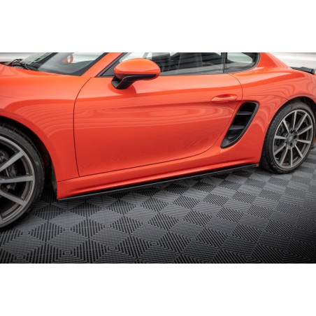 Kit carrosserie Maxton Design Porsche 718 Cayman 982c (2016-2025) : lame avant, bas de caisse, lames arrière, becquet