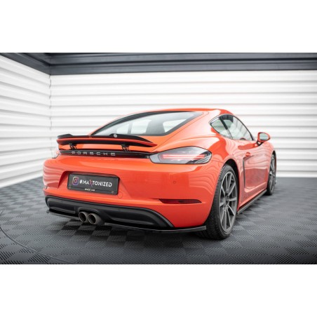 Kit carrosserie Maxton Design Porsche 718 Cayman 982c (2016-2025) : lame avant, bas de caisse, lames arrière, becquet
