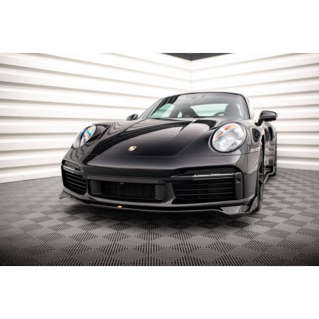 Kit carrosserie Maxton Design Porsche 911 Turbo S 992 (2020-2025) : lame avant, bas de caisse, lame arrière, becquet