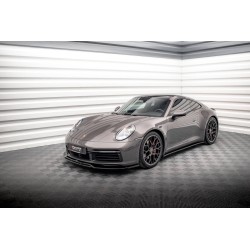 Kit carrosserie Maxton Design Porsche 911 Carrera 4S 992 (2019-2025) : lame avant, bas de caisse, lame arrière, becquet