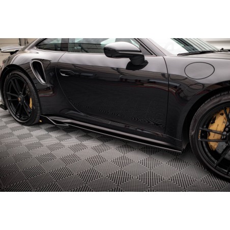 Kit carrosserie Maxton Design Porsche 911 Turbo S 992 (2020-2025) : lame avant, bas de caisse, lame arrière, becquet