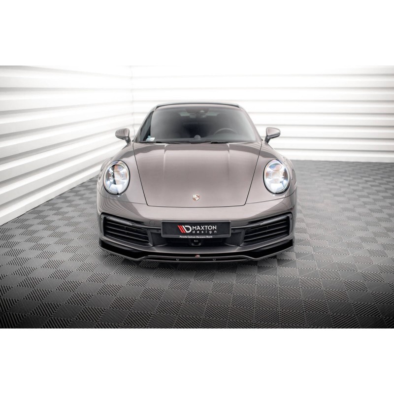 Kit carrosserie Maxton Design Porsche 911 Carrera 4S 992 (2019-2025) : lame avant, bas de caisse, lame arrière, becquet