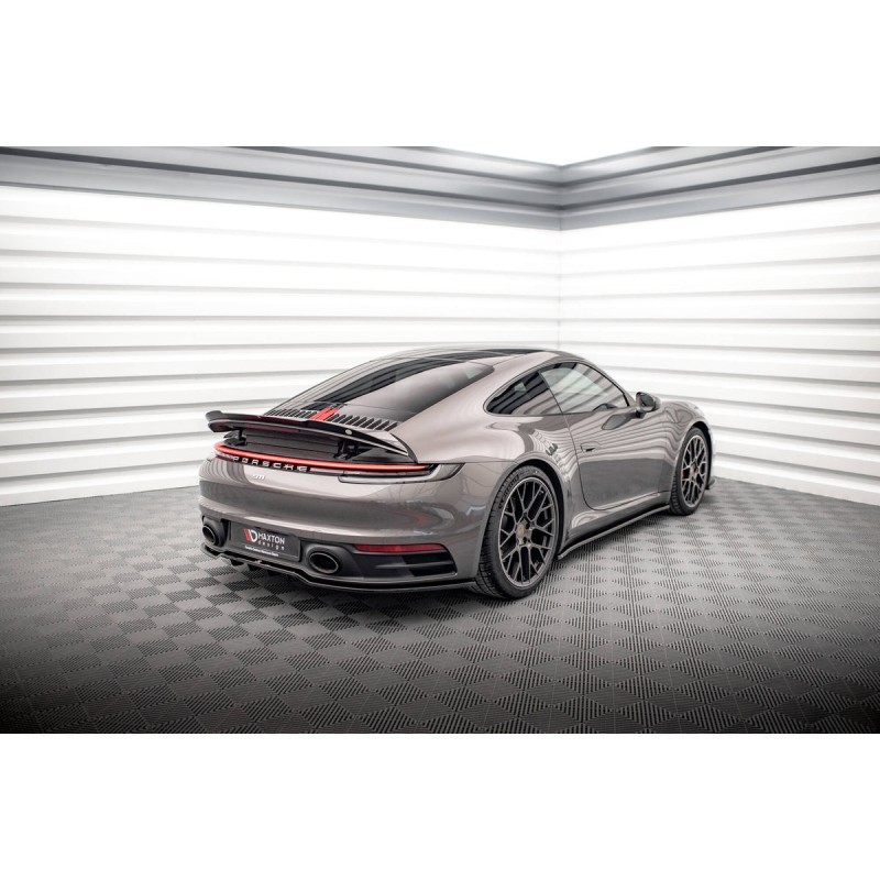 Kit carrosserie Maxton Design Porsche 911 Carrera 4S 992 (2019-2025) : lame avant, bas de caisse, lame arrière, becquet