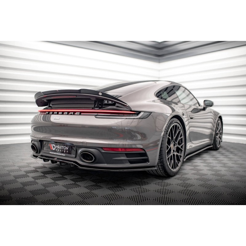 Kit carrosserie Maxton Design Porsche 911 Carrera 4S 992 (2019-2025) : lame avant, bas de caisse, lame arrière, becquet