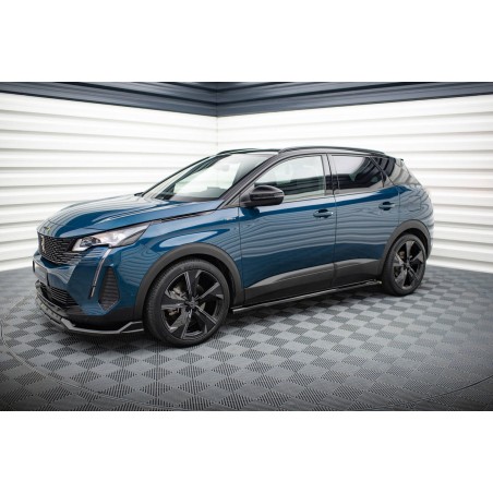 Kit carrosserie Maxton Design Peugeot 3008 GT-Line Mk2 restylée (2020-2024) : lame avant, bas de caisse, lame arrière, becquet