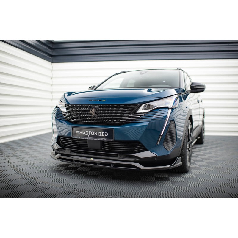 Kit carrosserie Maxton Design Peugeot 3008 GT-Line Mk2 restylée (2020-2024) : lame avant, bas de caisse, lame arrière, becquet