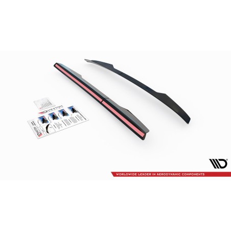 Kit carrosserie Maxton Design Peugeot Partner Mk3 (2018-2023) : lame avant, bas de caisse, lame arrière, becquet