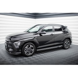 Kit carrosserie Maxton Design Hyundai Kona N-Line Mk2 (2022+) : lame avant, bas de caisse, lame arrière, becquet