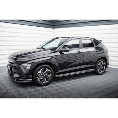 Kit carrosserie Maxton Design Hyundai Kona N-Line Mk2 (2022+) : lame avant, bas de caisse, lame arrière, becquet