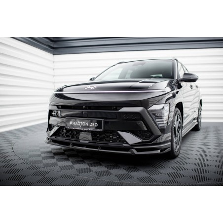Kit carrosserie Maxton Design Hyundai Kona N-Line Mk2 (2022+) : lame avant, bas de caisse, lame arrière, becquet