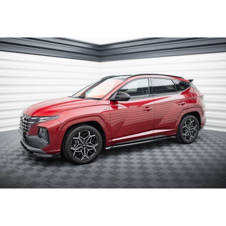 Kit carrosserie Maxton Design Hyundai Tucson N-Line Mk4 (2020-2024) : lame avant, bas de caisse, lame arrière, becquet