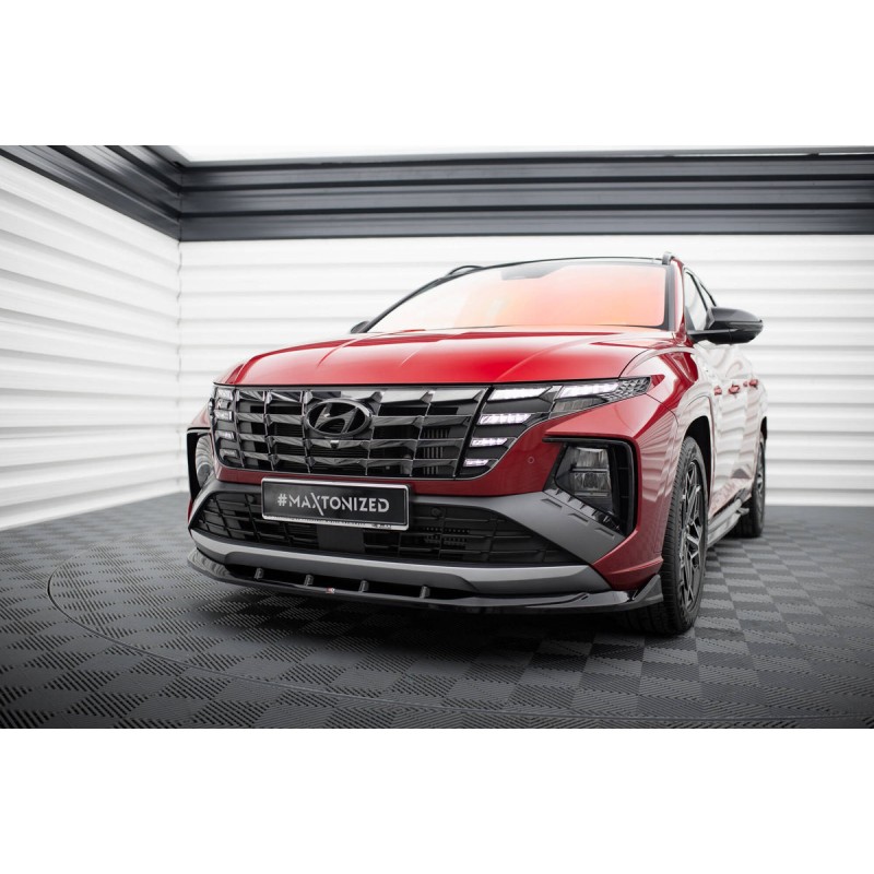 Kit carrosserie Maxton Design Hyundai Tucson N-Line Mk4 (2020-2024) : lame avant, bas de caisse, lame arrière, becquet