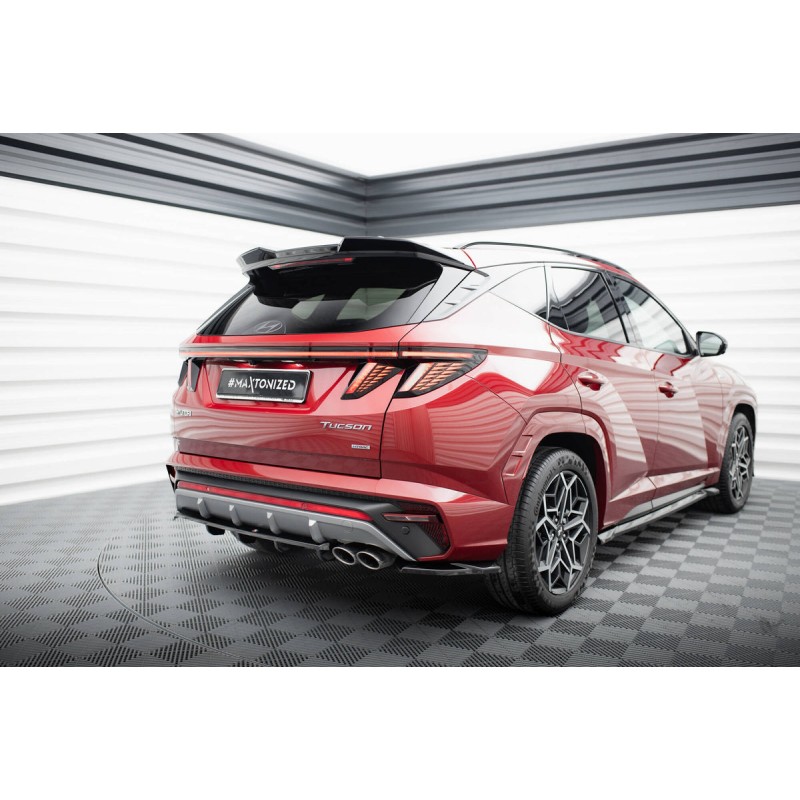 Kit carrosserie Maxton Design Hyundai Tucson N-Line Mk4 (2020-2024) : lame avant, bas de caisse, lame arrière, becquet