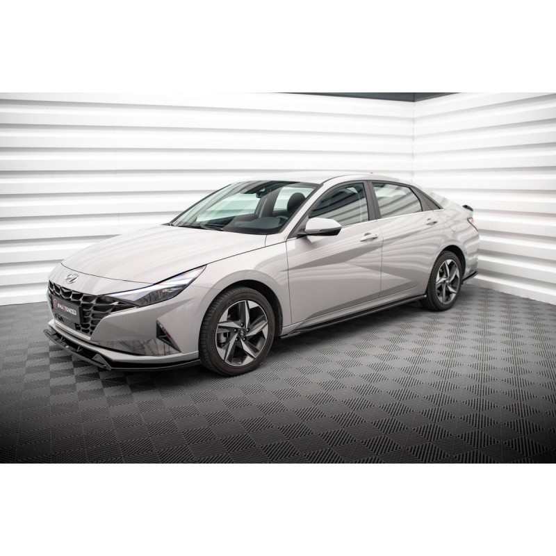 Kit carrosserie Maxton Design Hyundai Elantra Mk7 (2020-2023) : lame avant, bas de caisse, lame arrière, becquet