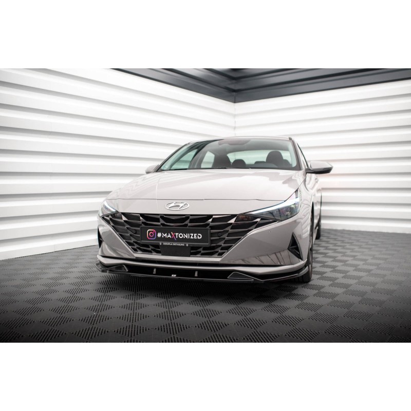 Kit carrosserie Maxton Design Hyundai Elantra Mk7 (2020-2023) : lame avant, bas de caisse, lame arrière, becquet