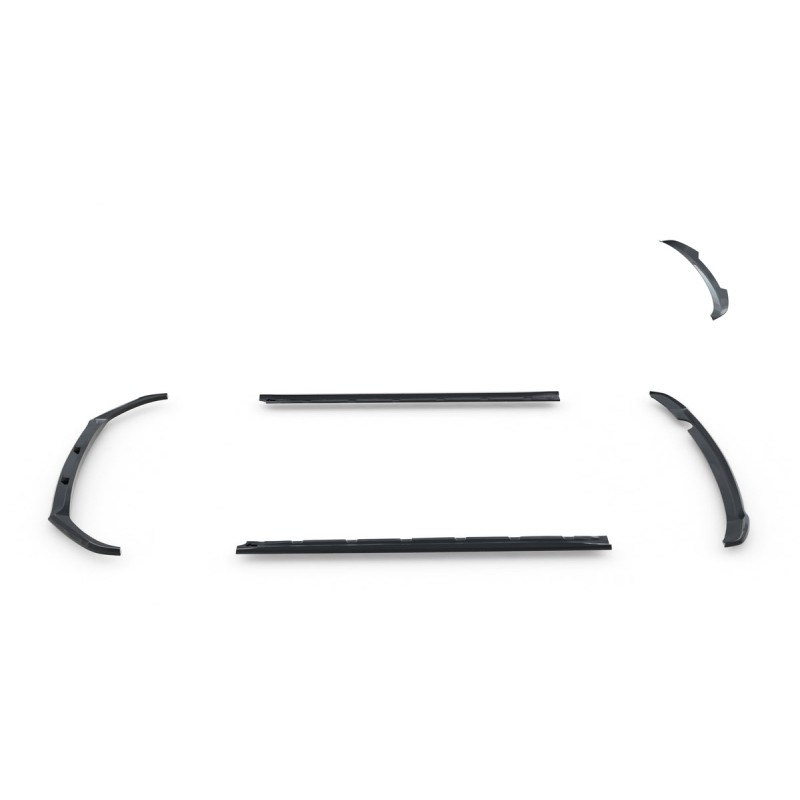 Kit carrosserie Maxton Design Hyundai I20 Mk2 restylée (2018-2020) : lame avant, bas de caisse, lame arrière, becquet