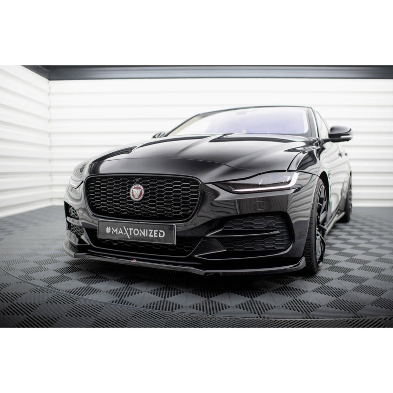 Kit carrosserie Maxton Design Jaguar XE X760 restylée (2019-2024) : lame avant, bas de caisse, lame arrière, becquet