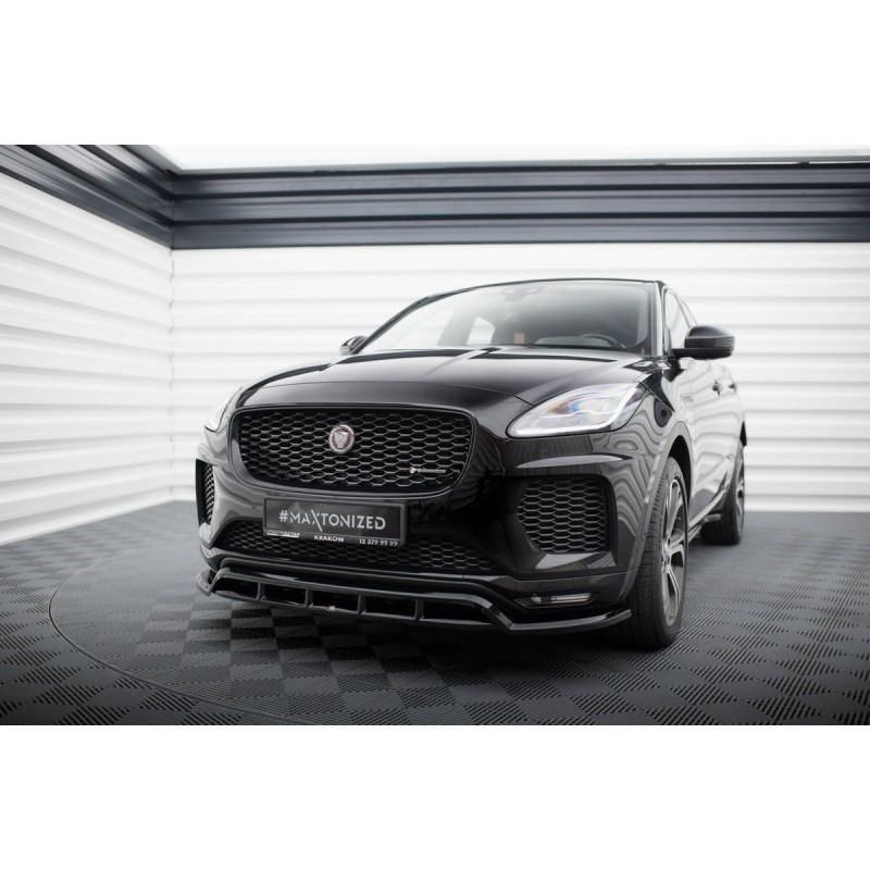 Kit carrosserie Maxton Design Jaguar E-Pace R-Dynamic X540 (2017-2020) : lame avant, bas de caisse, lame arrière, becquet