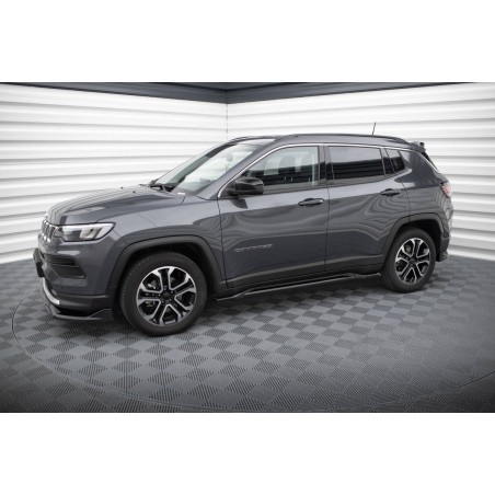Kit carrosserie Maxton Design Jeep Compass Limited Mk2 restylée (2021-2025) : lame avant, bas de caisse, lame arrière, becquet