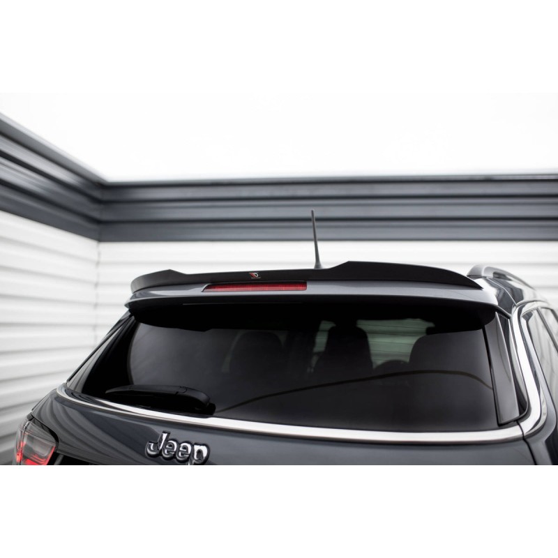 Kit carrosserie Maxton Design Jeep Compass Limited Mk2 restylée (2021-2025) : lame avant, bas de caisse, lame arrière, becquet