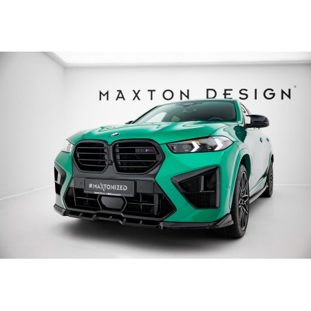 Kit carrosserie Maxton Design BMW X6 M F96 restylée (2023+) : lame avant, bas de caisse, lame arrière, becquet