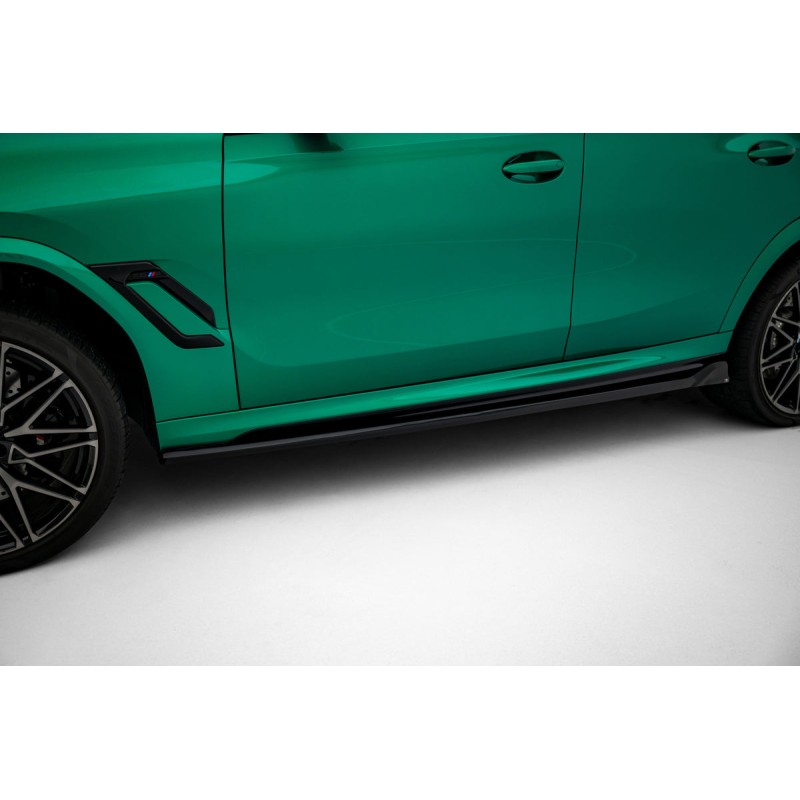 Kit carrosserie Maxton Design BMW X6 M F96 restylée (2023+) : lame avant, bas de caisse, lame arrière, becquet