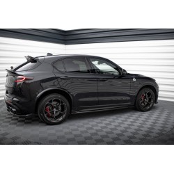 Kit carrosserie Maxton Design Alfa Romeo Stelvio Quadrifoglio Mk1 (2016+) : lame avant, bas de caisse, lame arrière, becquet