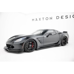 Kit carrosserie Maxton Design Chevrolet Corvette Z06 C7 (2013-2019) : lame avant, bas de caisse, lame arrière