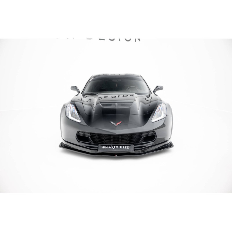 Kit carrosserie Maxton Design Chevrolet Corvette Z06 C7 (2013-2019) : lame avant, bas de caisse, lame arrière