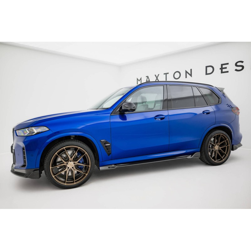 Kit carrosserie carbone Maxton Design BMW X5 M-Pack G05 restylée (2023+) : lame avant, bas de caisse, diffuseur arrière, becquet
