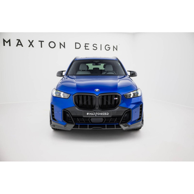 Kit carrosserie carbone Maxton Design BMW X5 M-Pack G05 restylée (2023+) : lame avant, bas de caisse, diffuseur arrière, becquet