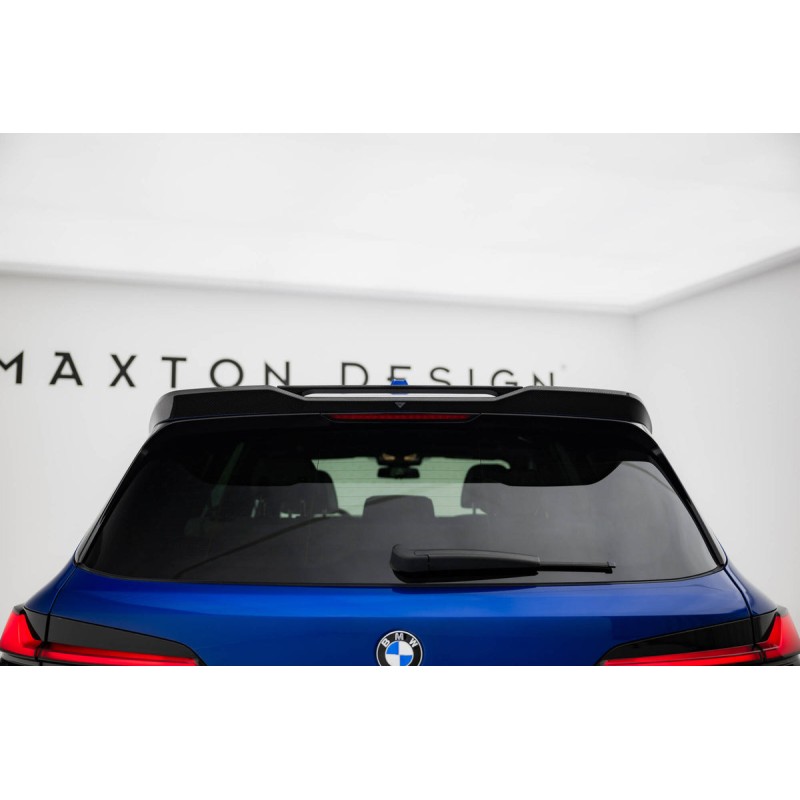 Kit carrosserie carbone Maxton Design BMW X5 M-Pack G05 restylée (2023+) : lame avant, bas de caisse, diffuseur arrière, becquet