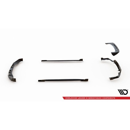 Kit carrosserie carbone Maxton Design BMW X5 M-Pack G05 restylée (2023+) : lame avant, bas de caisse, diffuseur arrière, becquet