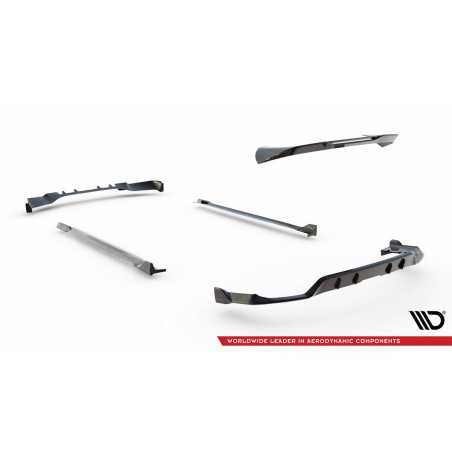 Kit carrosserie carbone Maxton Design BMW X5 M-Pack G05 restylée (2023+) : lame avant, bas de caisse, diffuseur arrière, becquet