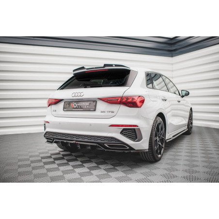 Kit carrosserie Maxton Design Audi A3 S-Line Sportback 8Y (2020-2024) : lame avant, bas de caisse, lame arrière, becquet