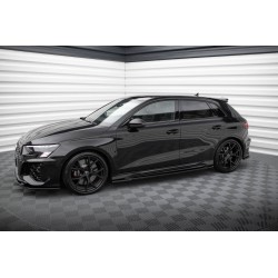 Kit carrosserie Maxton Design Audi RS3 Sportback 8Y (2020-2024) : lame avant, bas de caisse, lame arrière, becquet