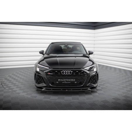 Kit carrosserie Maxton Design Audi RS3 Sportback 8Y (2020-2024) : lame avant, bas de caisse, lame arrière, becquet