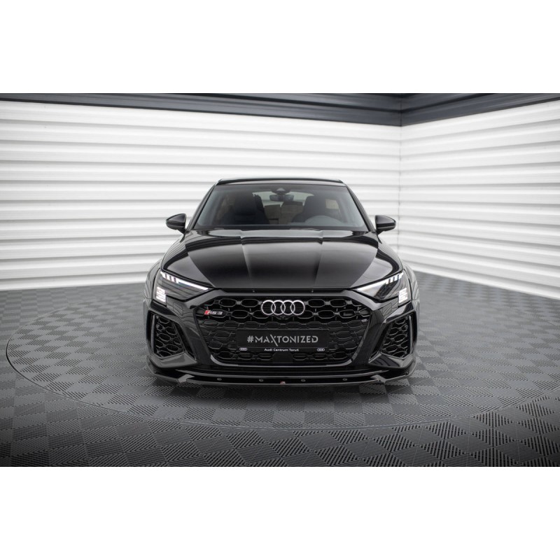 Kit carrosserie Maxton Design Audi RS3 Sportback 8Y (2020-2024) : lame avant, bas de caisse, lame arrière, becquet