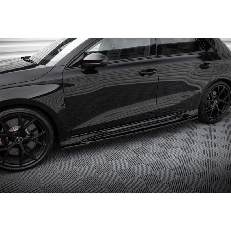 Kit carrosserie Maxton Design Audi RS3 Sportback 8Y (2020-2024) : lame avant, bas de caisse, lame arrière, becquet