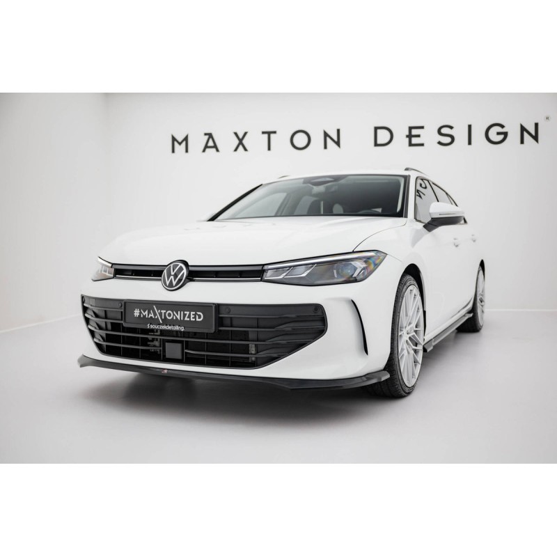 Kit carrosserie Maxton Design Volkswagen Passat B9 (2024+) : lame avant, bas de caisse, lame arrière, becquet
