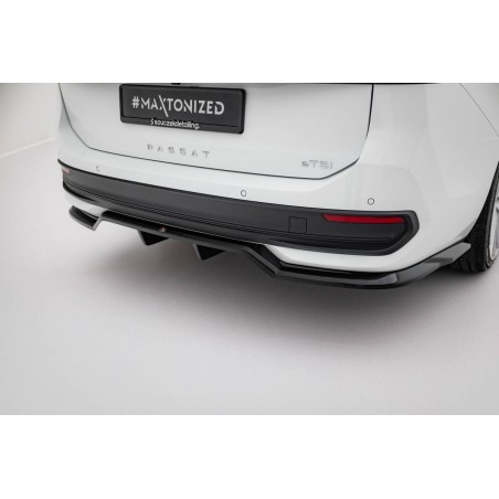 Kit carrosserie Maxton Design Volkswagen Passat B9 (2024+) : lame avant, bas de caisse, lame arrière, becquet